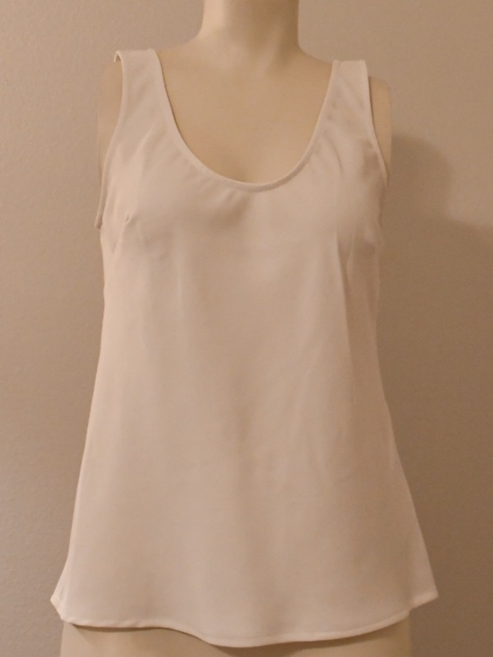 a new day Cream Scoop Neck Tank Camisole XS